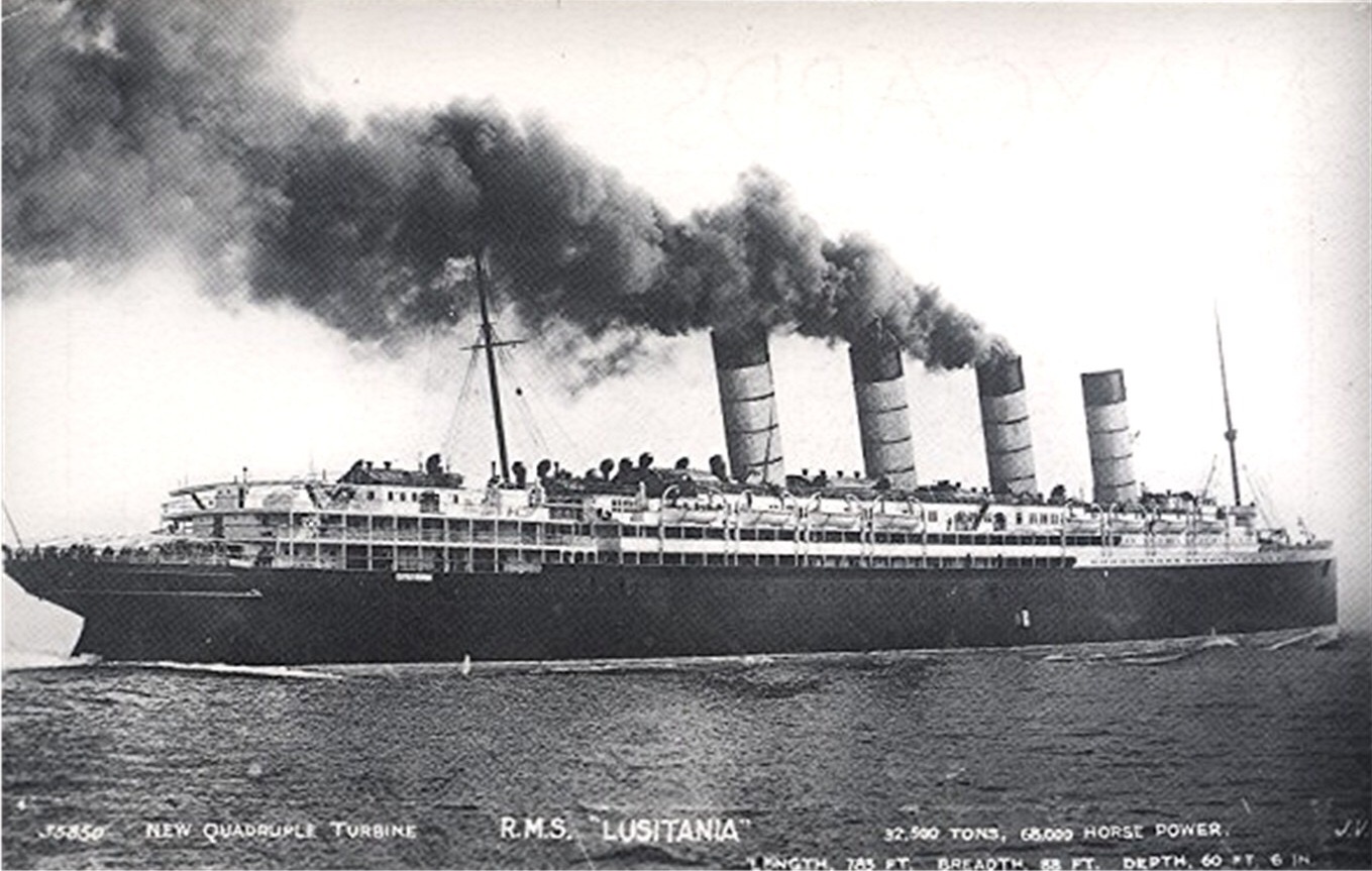 Passagerarfartyget RMS Lusitania