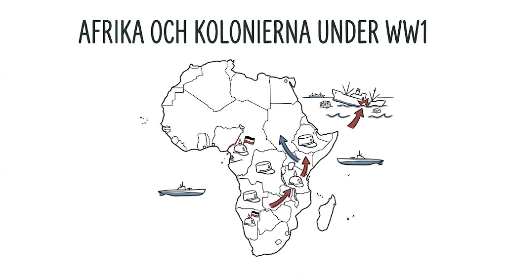 Afrika och kolonierna under WW1