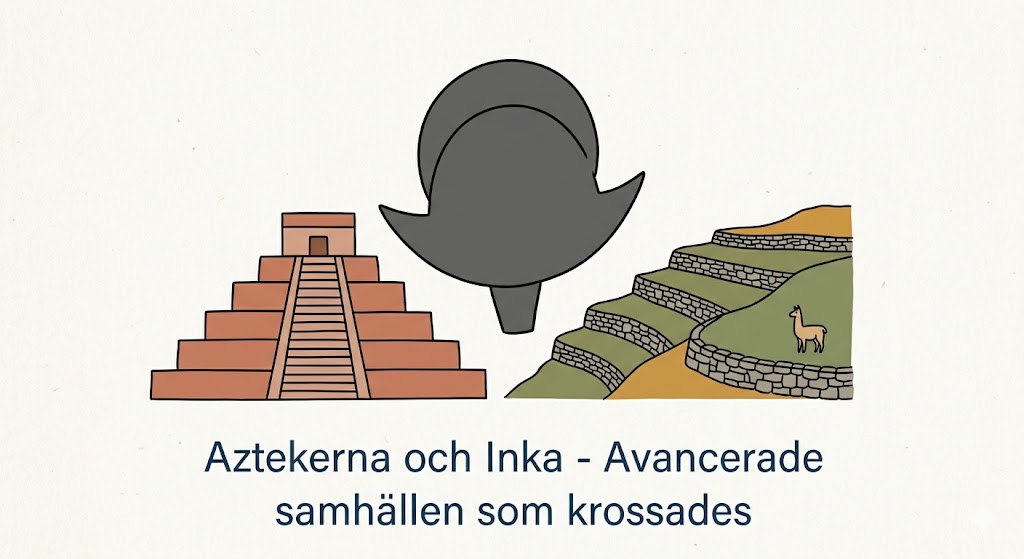 Aztekerna och Inka – Avancerade samhällen som krossades