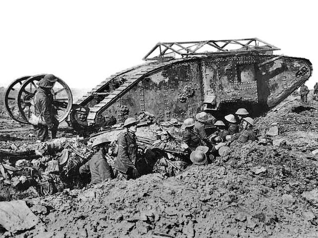 Brittisk Mark 1 Tank