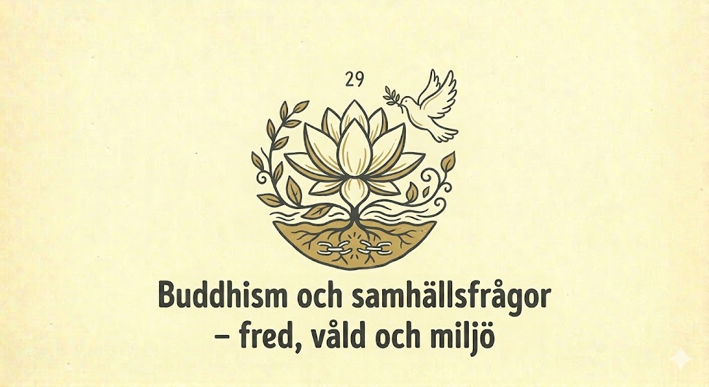 Buddhism och samhällsfrågor – fred, våld och miljö