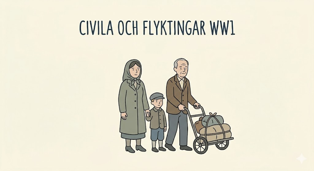 Civila och flyktingar