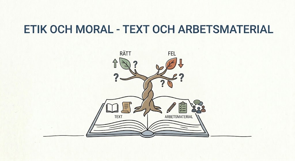 Etik och moral – Text och arbetsmaterial