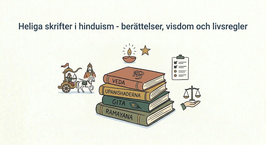 Heliga skrifter i hinduism – berättelser, visdom och livsregler