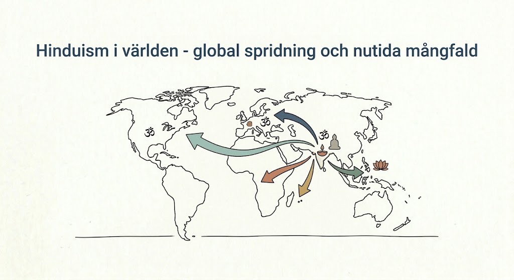 Hinduism i världen – global spridning och nutida mångfald