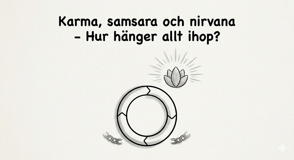 Karma, samsara och nirvana – Hur hänger allt ihop?