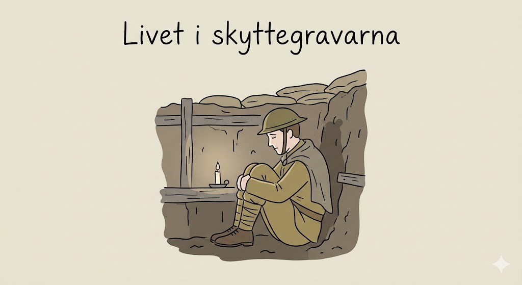 Livet i skyttegravarna