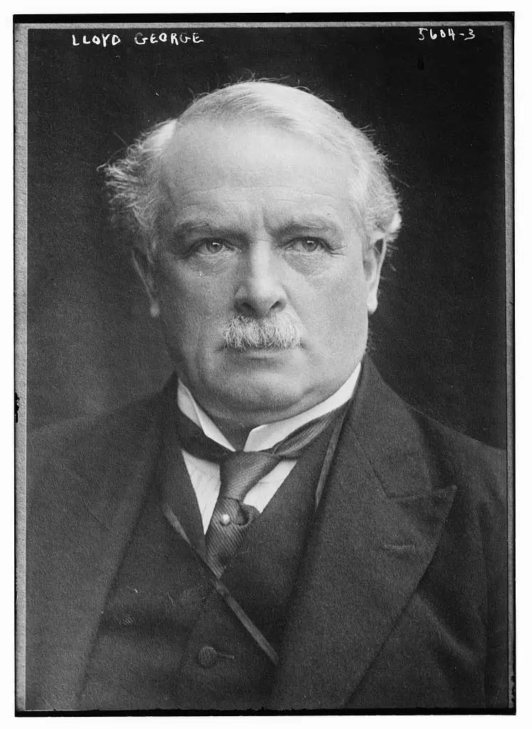 Porträtt av David Lloyd George, Storbritanniens premiärminister under första världskriget