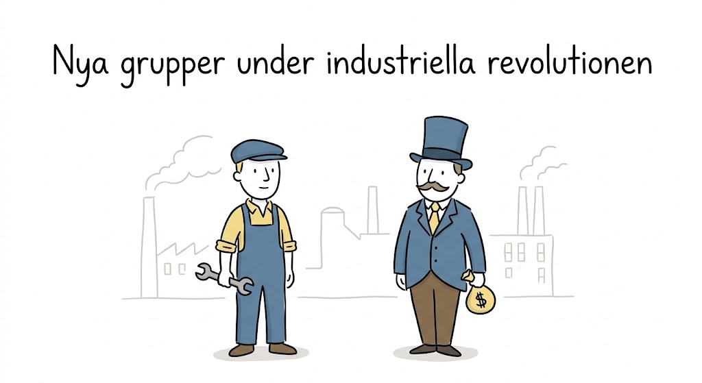 Nya grupper under industriella revolutionen