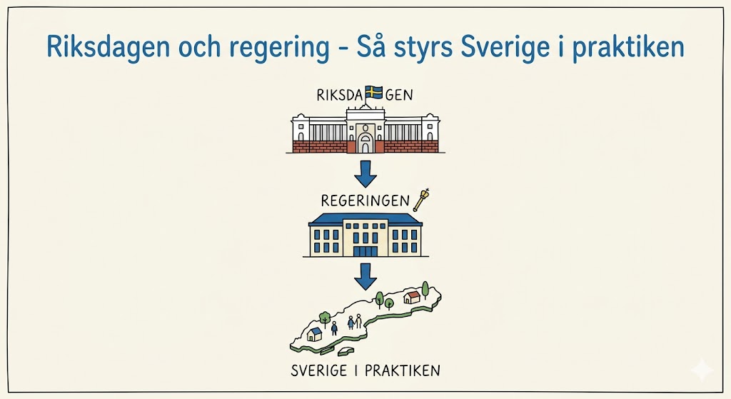 Riksdagen och regering – Så styrs Sverige i praktiken