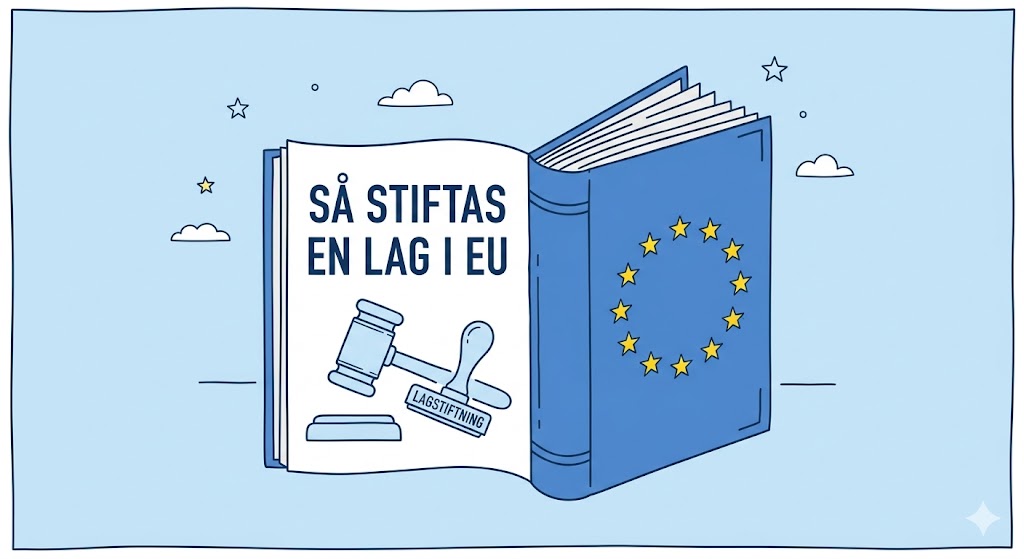 Så stiftas en lag i EU