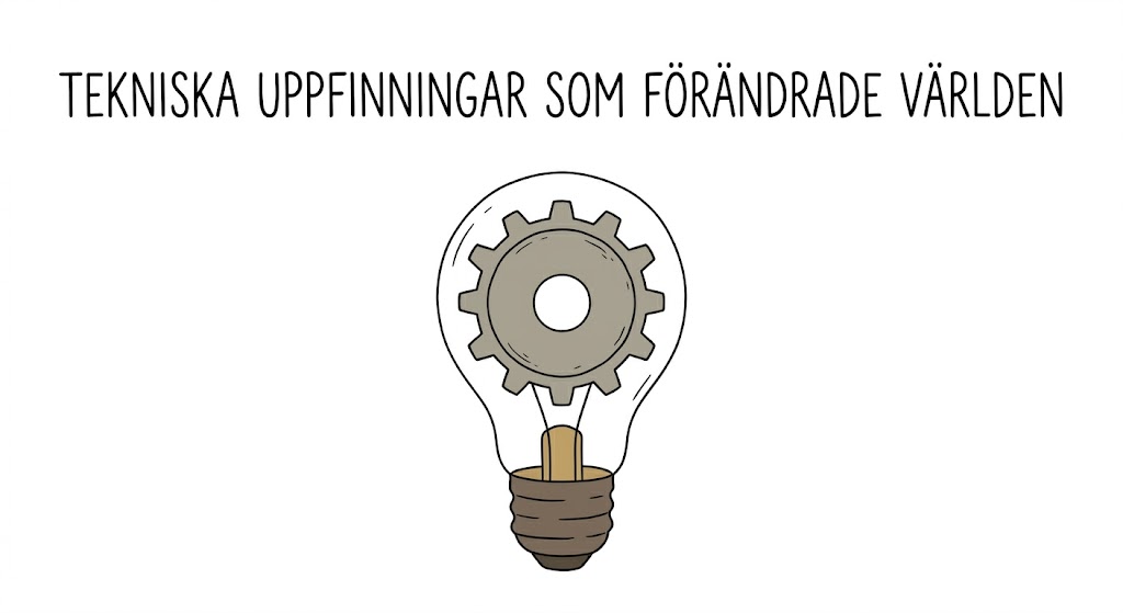 Tekniska uppfinningar som förändrade världen