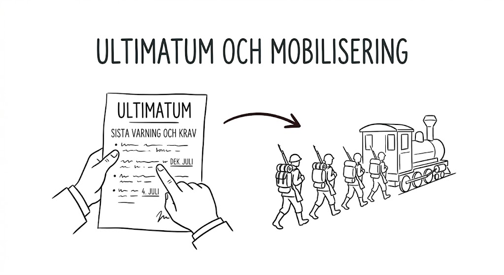 Ultimatum och mobilisering
