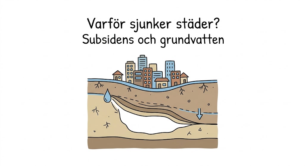 Varför sjunker städer? Subsidens och grundvatten