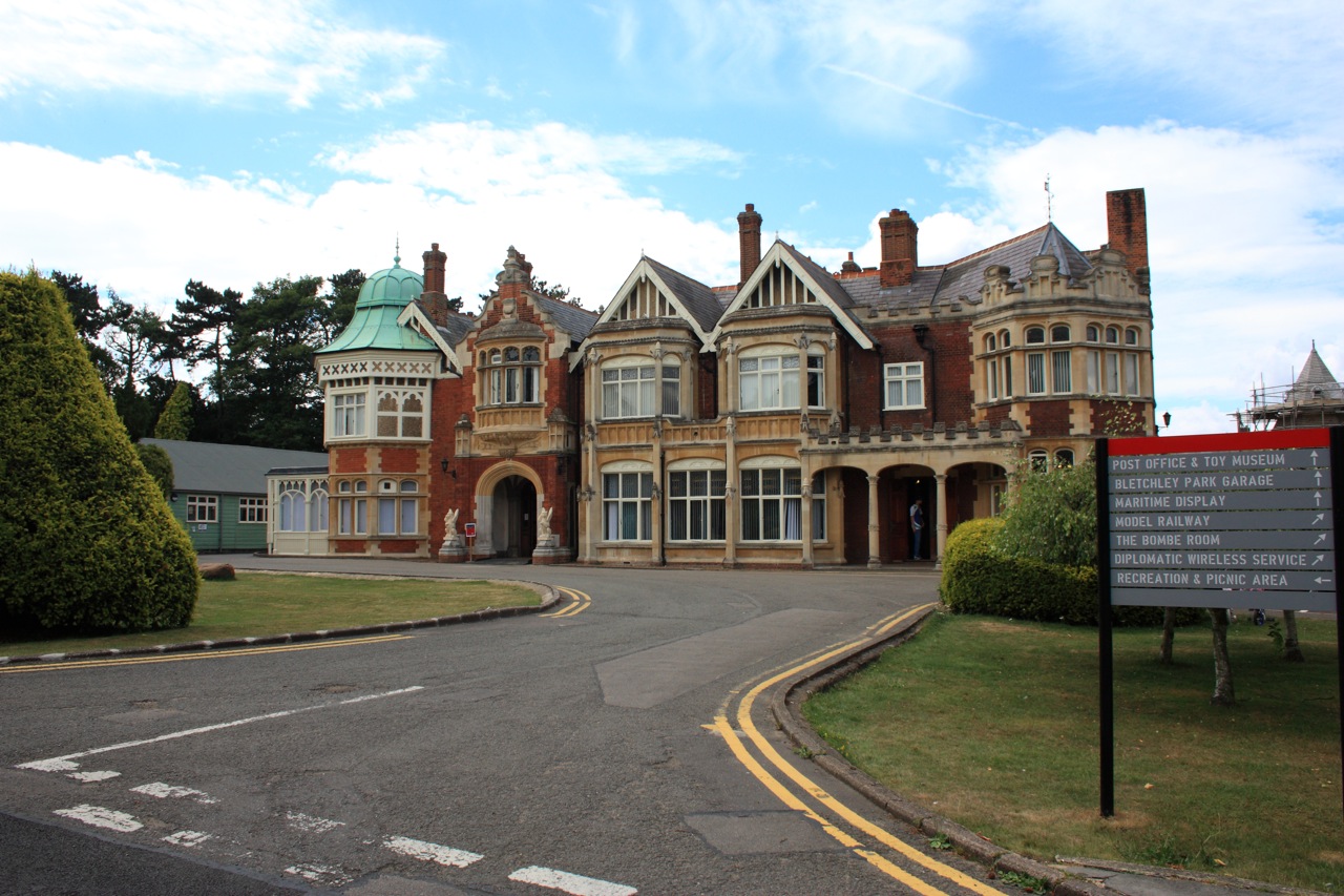 Bletchley Park där britterna arbetade med att knäcka Enigma