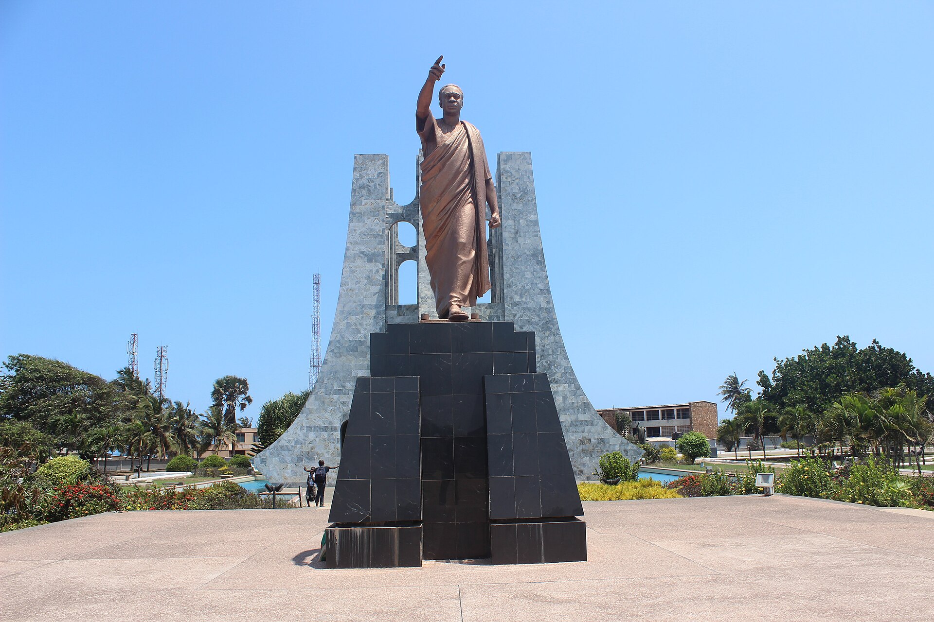 Kwame Nkrumah Memorial Park i Accra, Ghana.