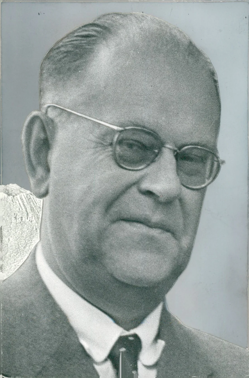 Tage Erlander, Sveriges statsminister, fotograferad 1956.