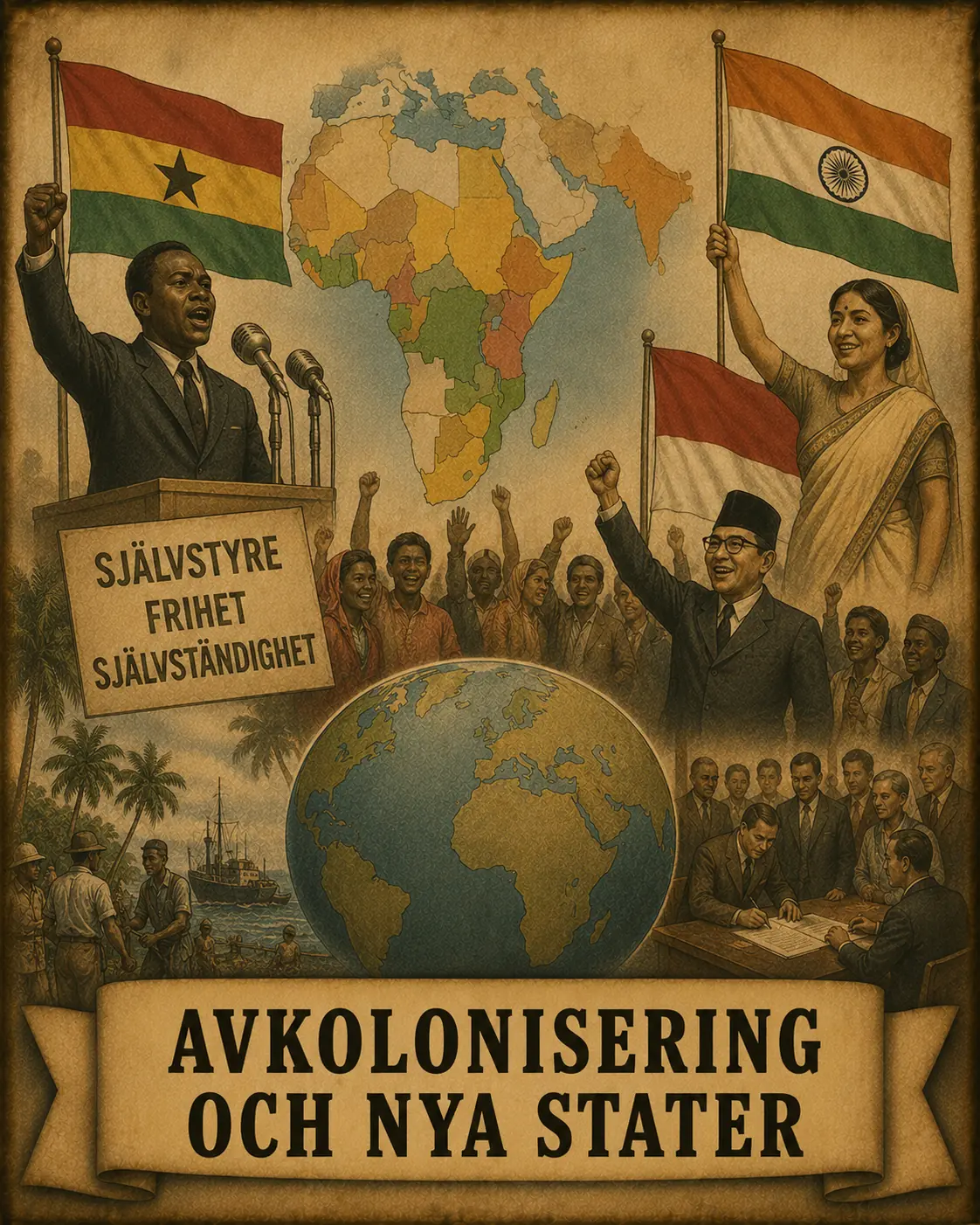 Avkolonisering och nya stater