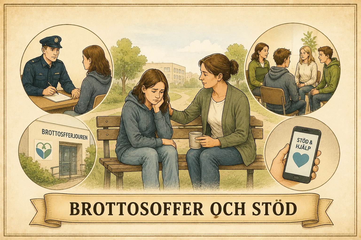 Brottsoffer och stöd