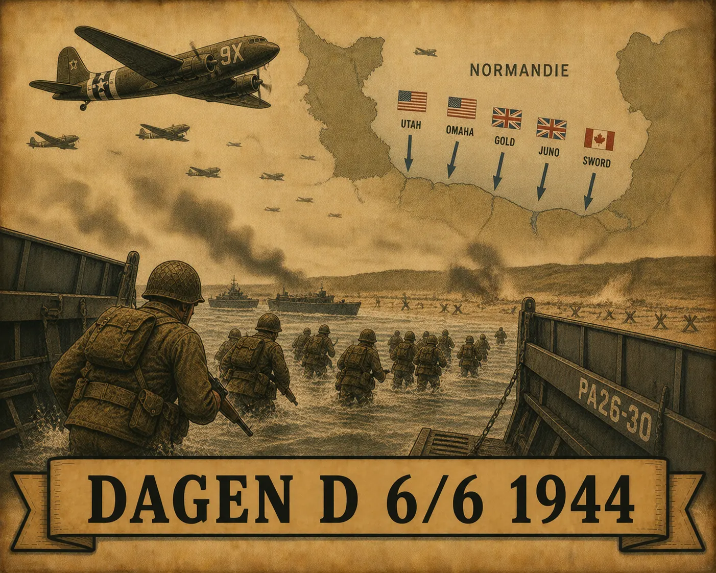 Dagen D – 6/6 1944