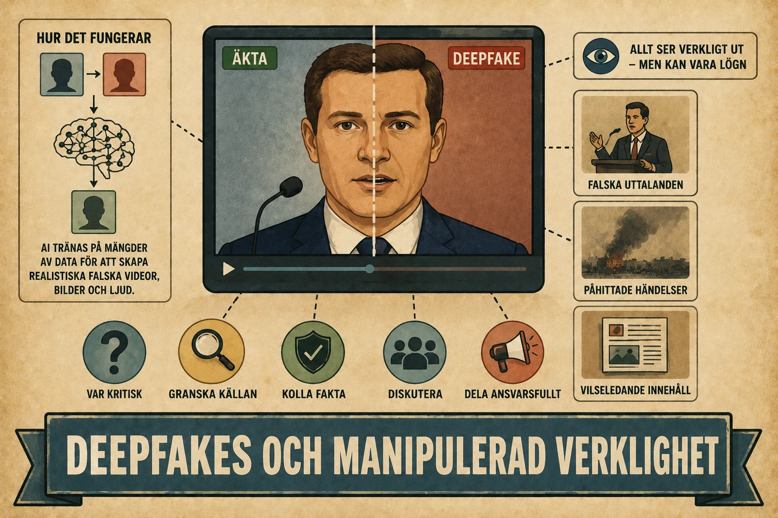 Deepfakes och manipulerad verklighet