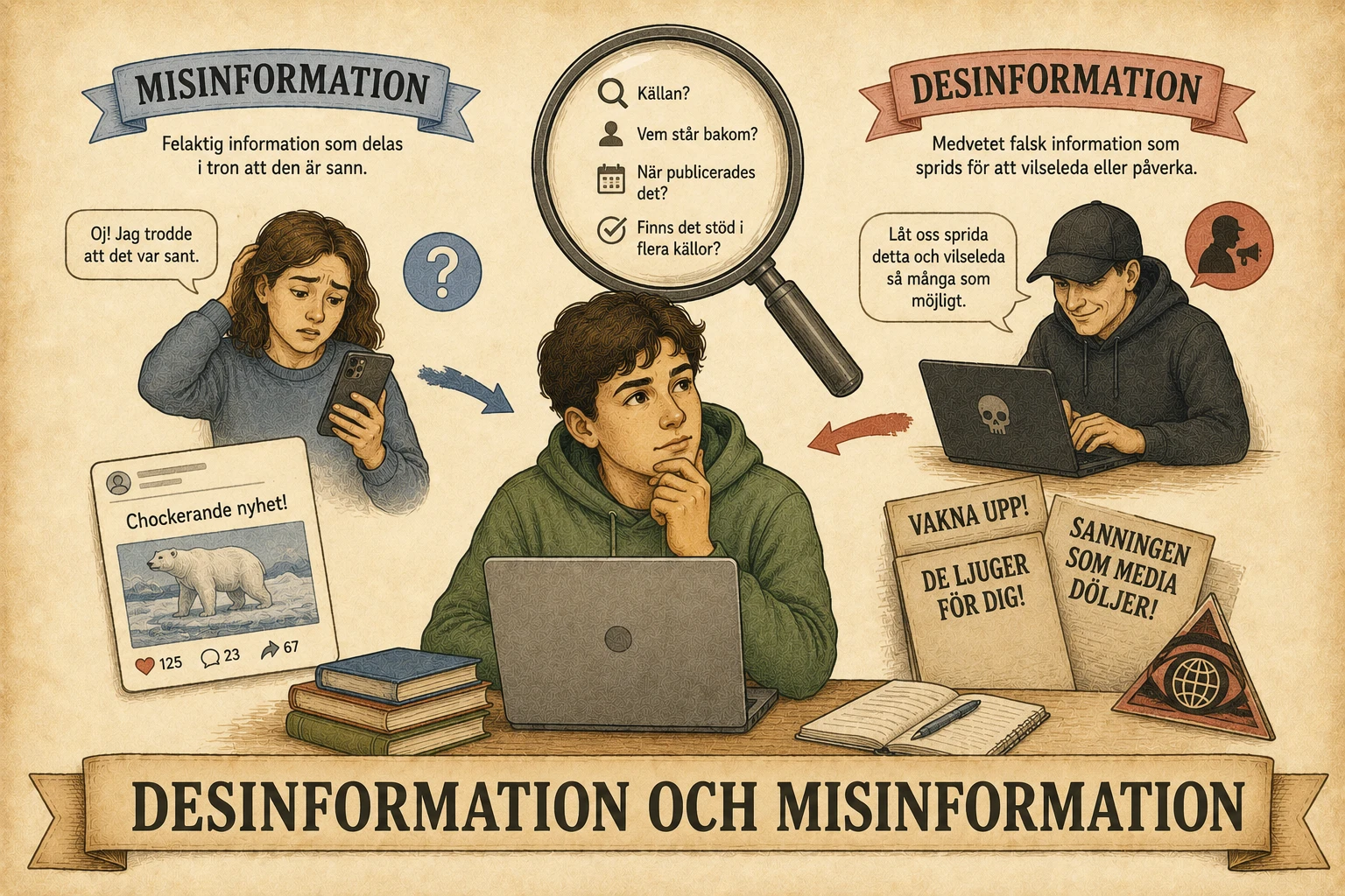 Desinformation och misinformation