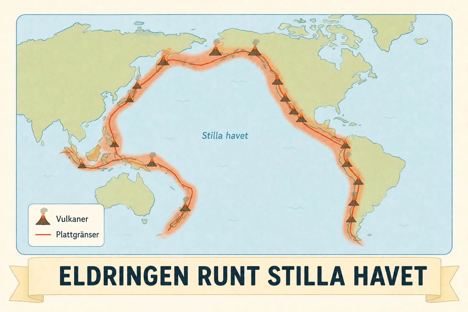 Eldringen runt Stilla havet