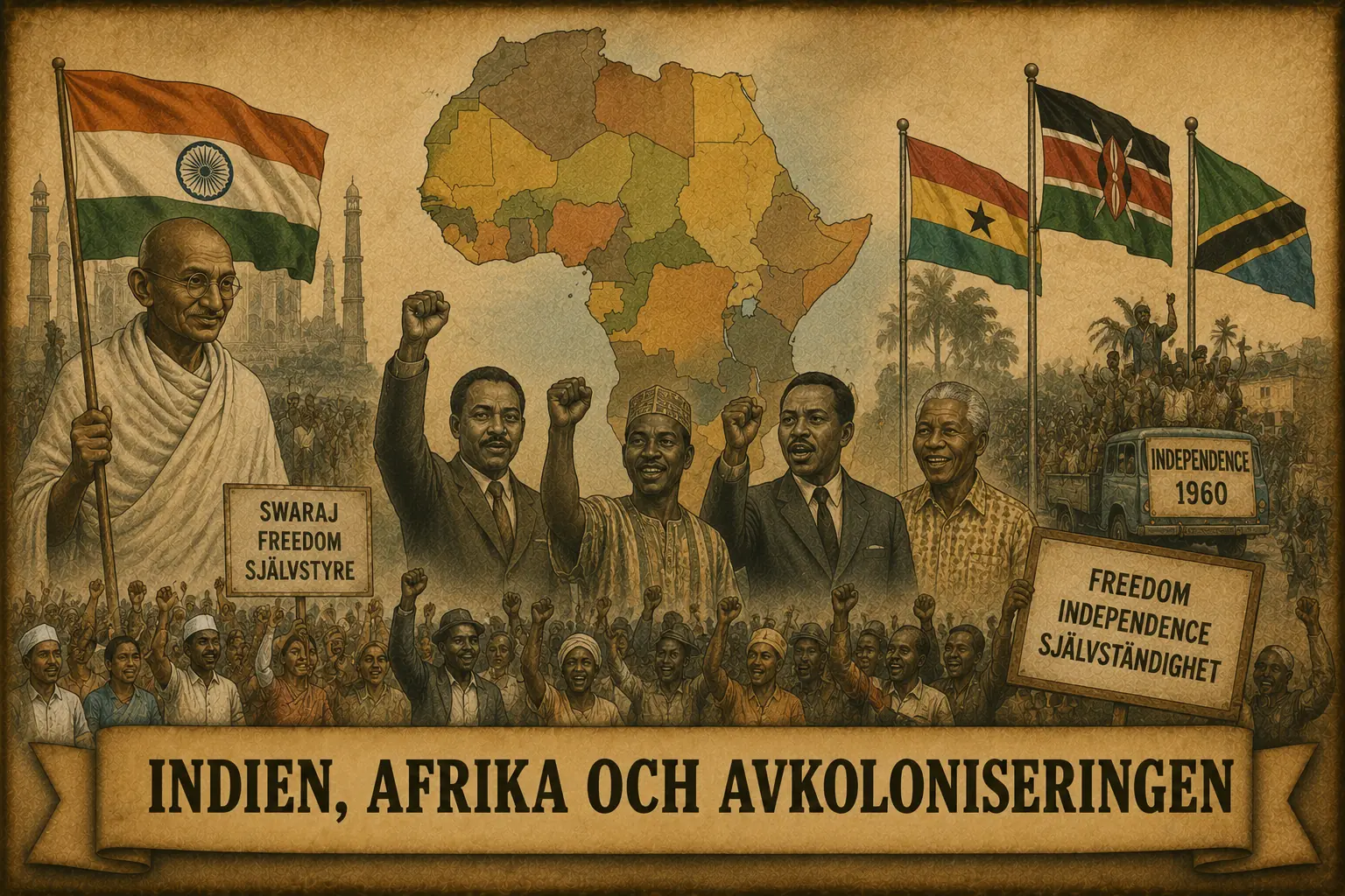 Indien, Afrika och avkoloniseringen