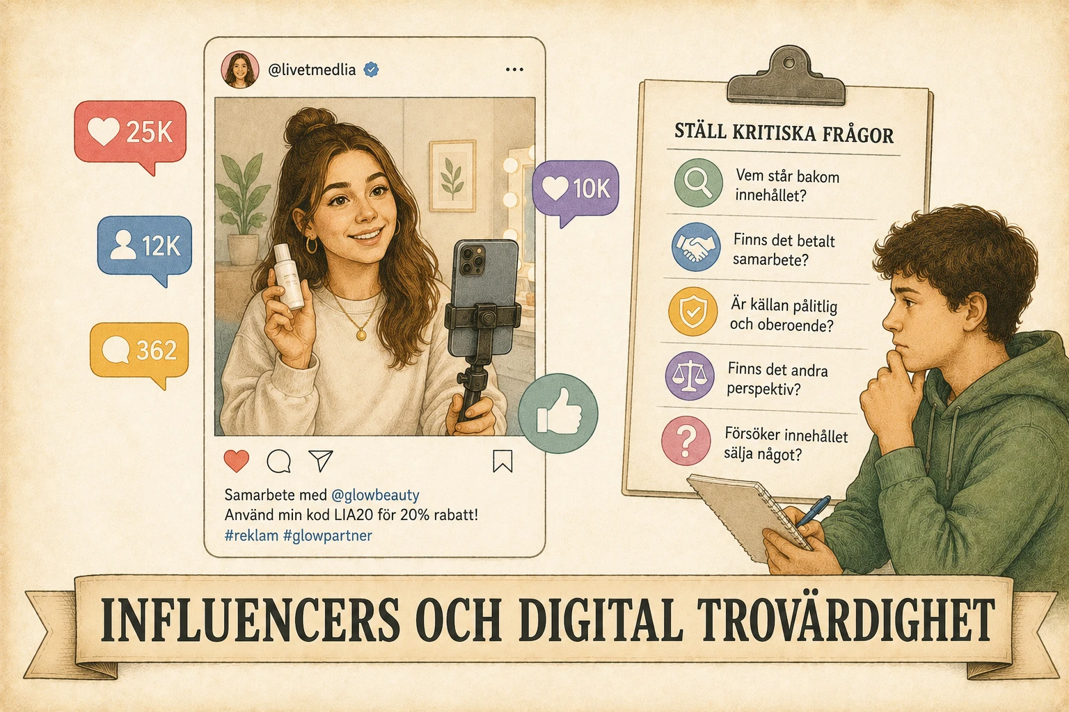 Influencers och digital trovärdighet