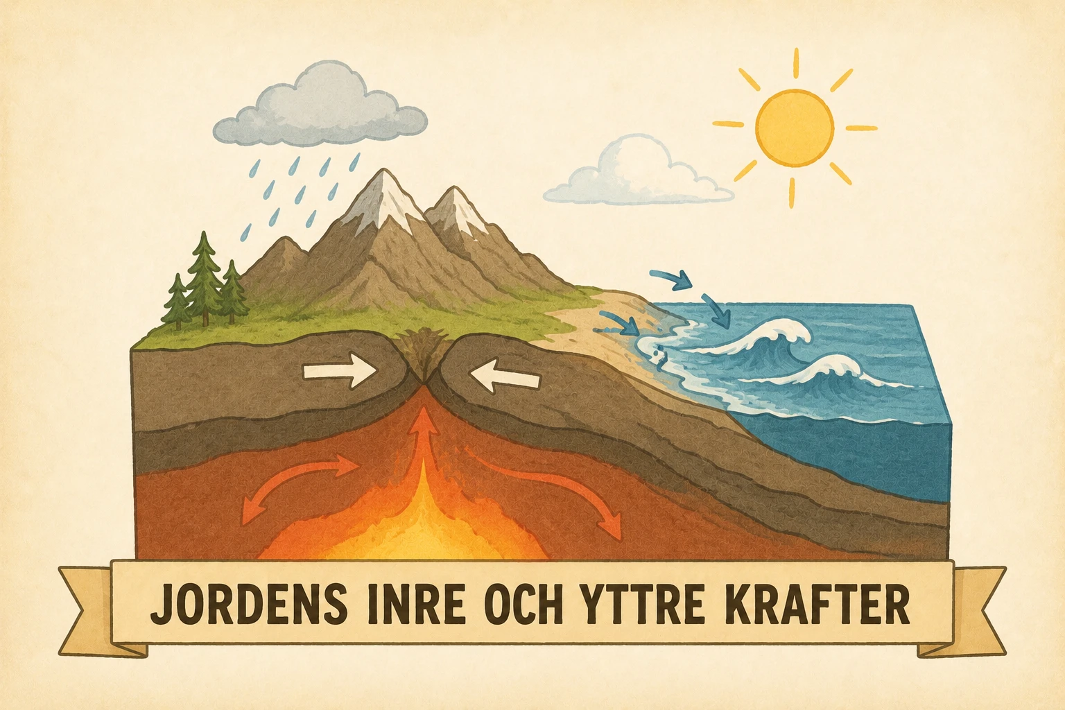 Jordens inre och yttre krafter