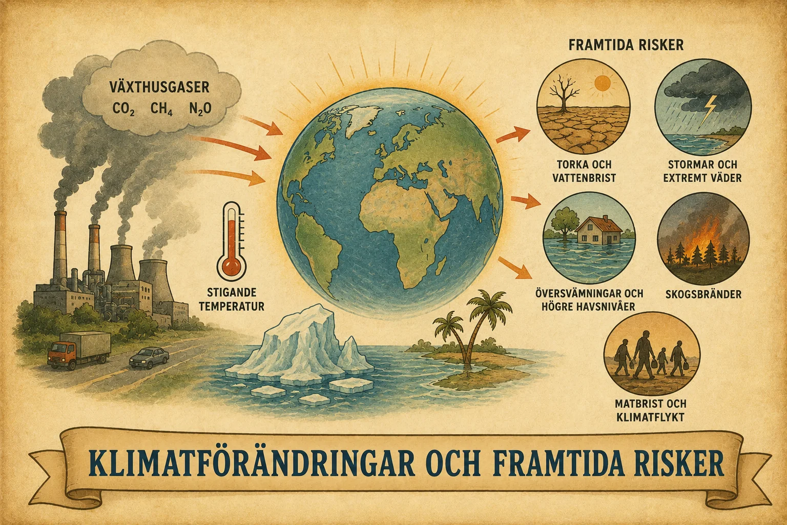 Klimatförändringar och framtida risker