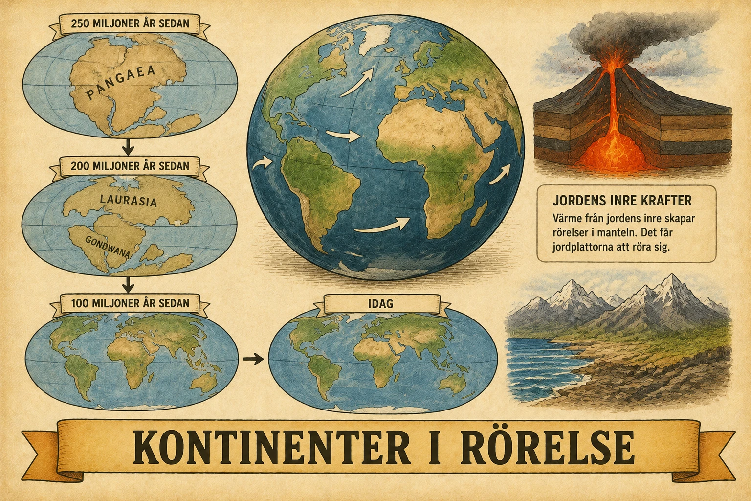 Kontinenter i rörelse