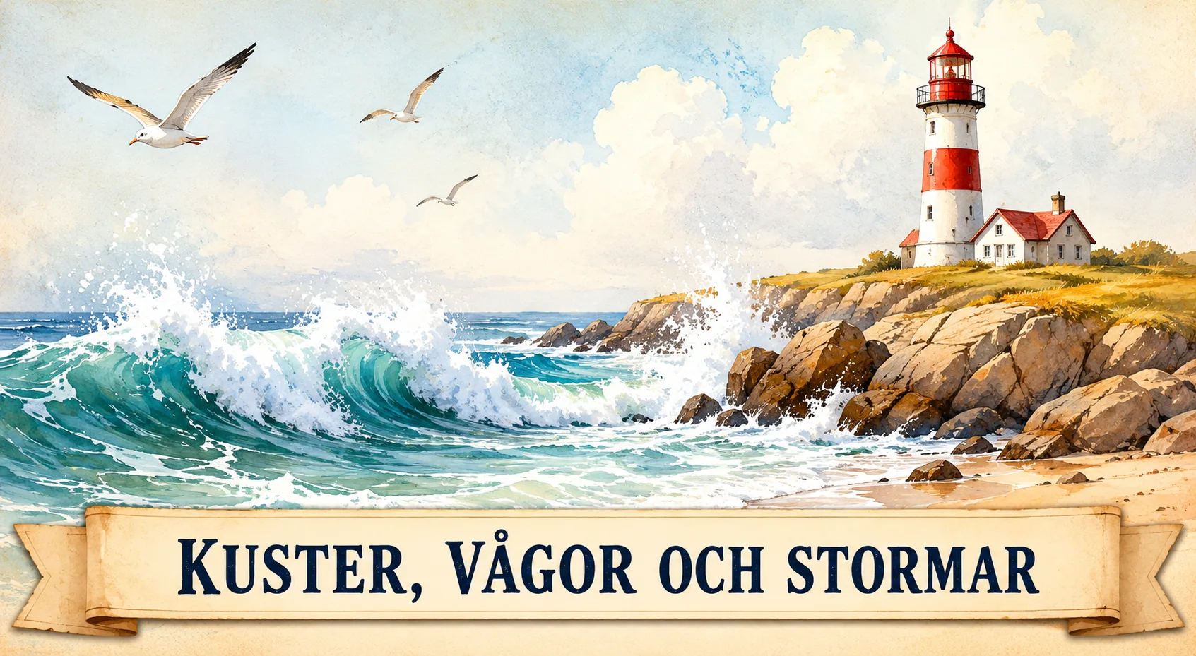 Kuster, vågor och stormar