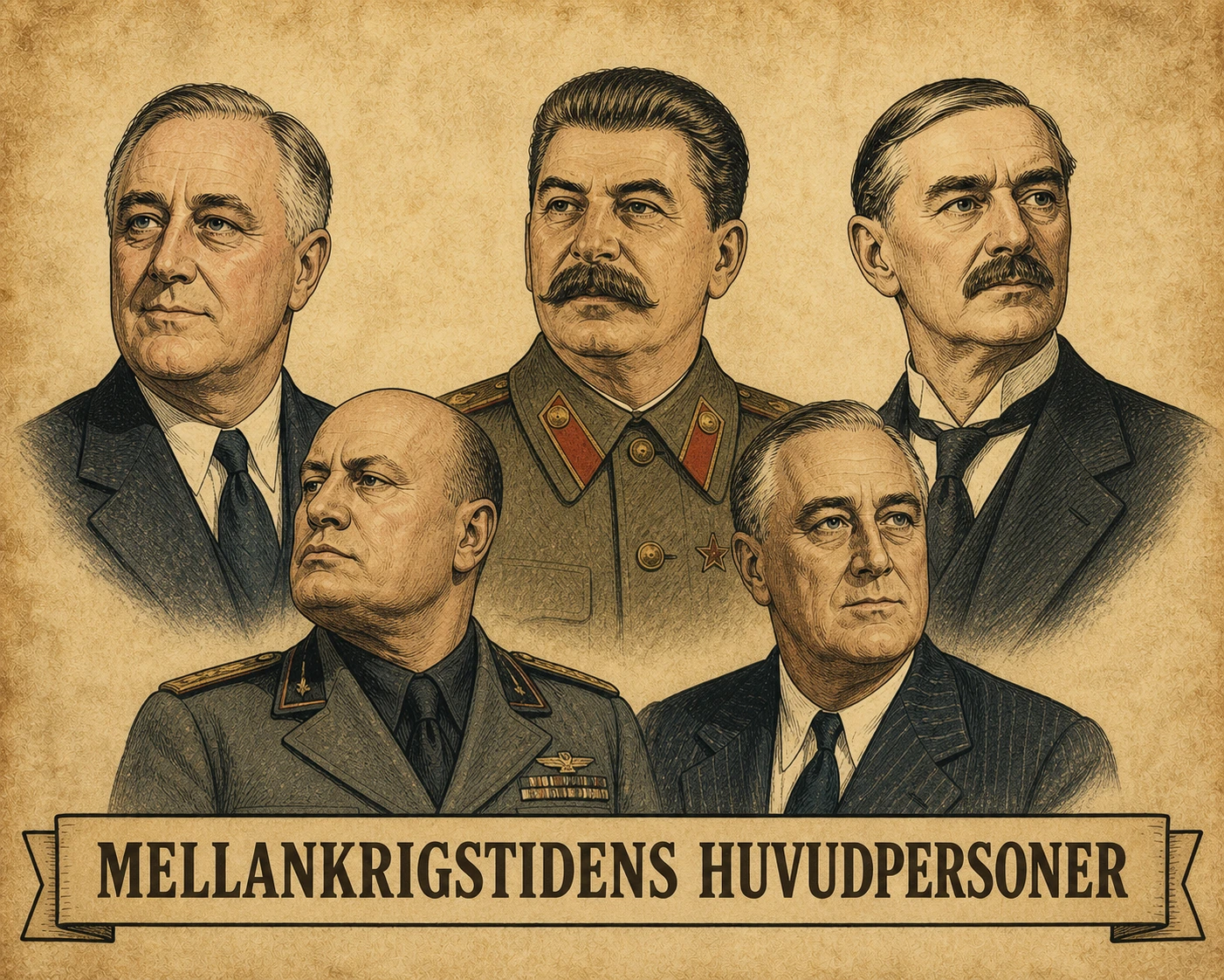 Mellankrigstidens huvudpersoner