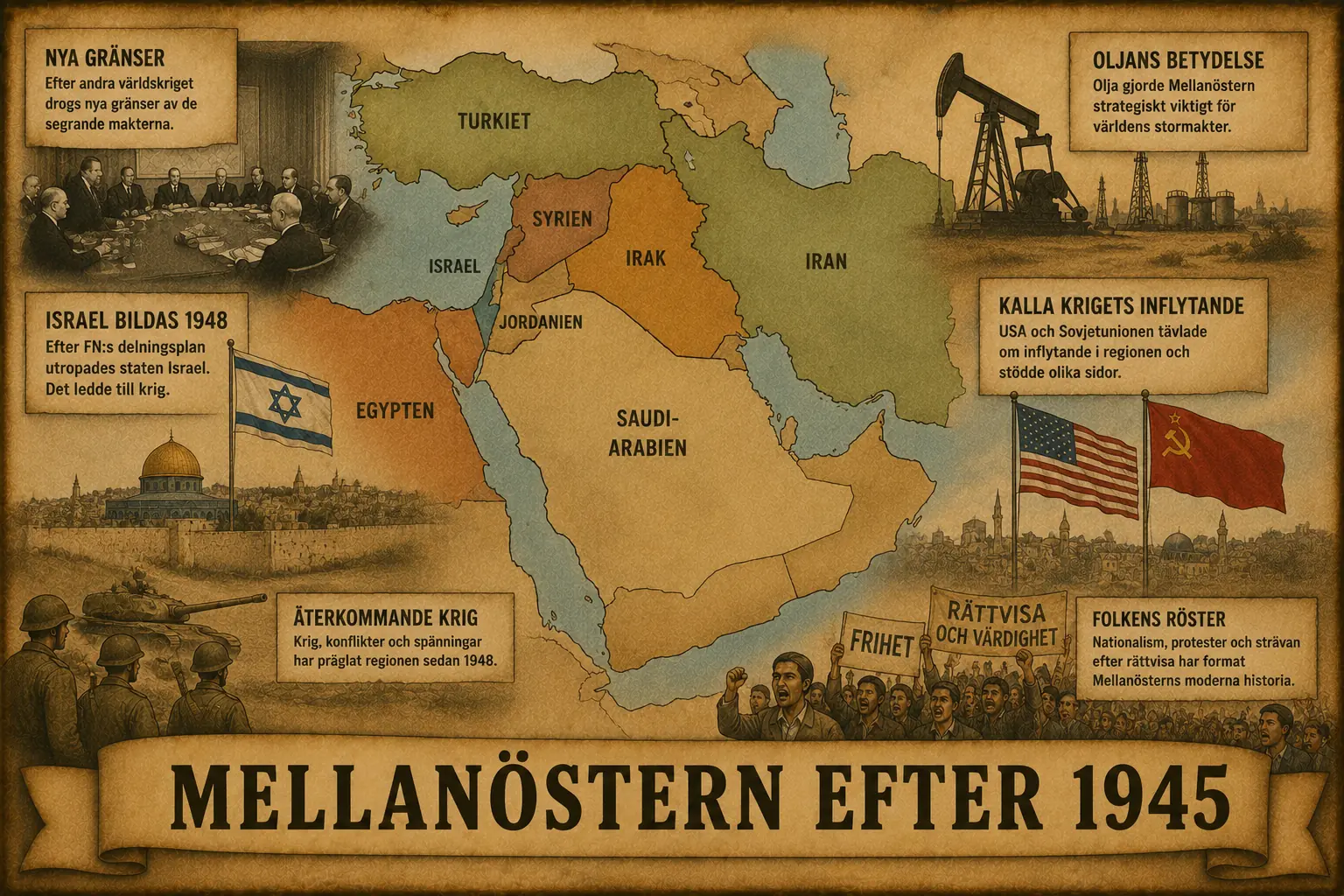 Mellanöstern efter 1945