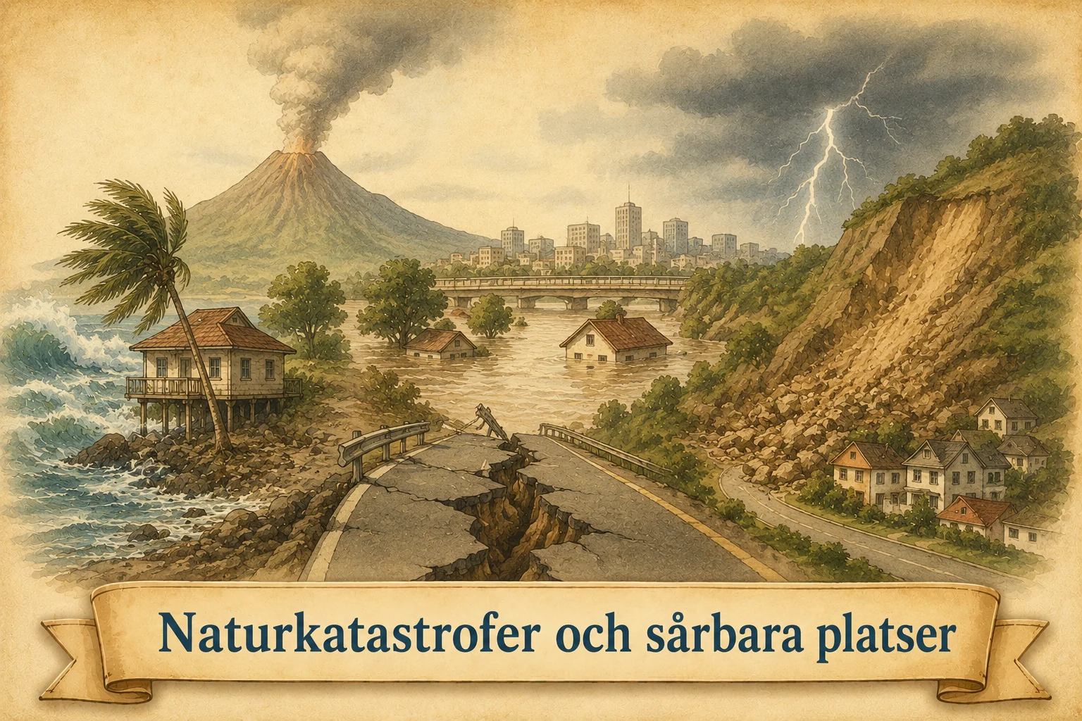 Naturkatastrofer och sårbara platser