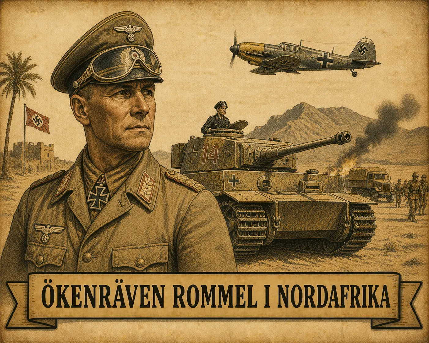 Ökenräven Rommel i Nordafrika