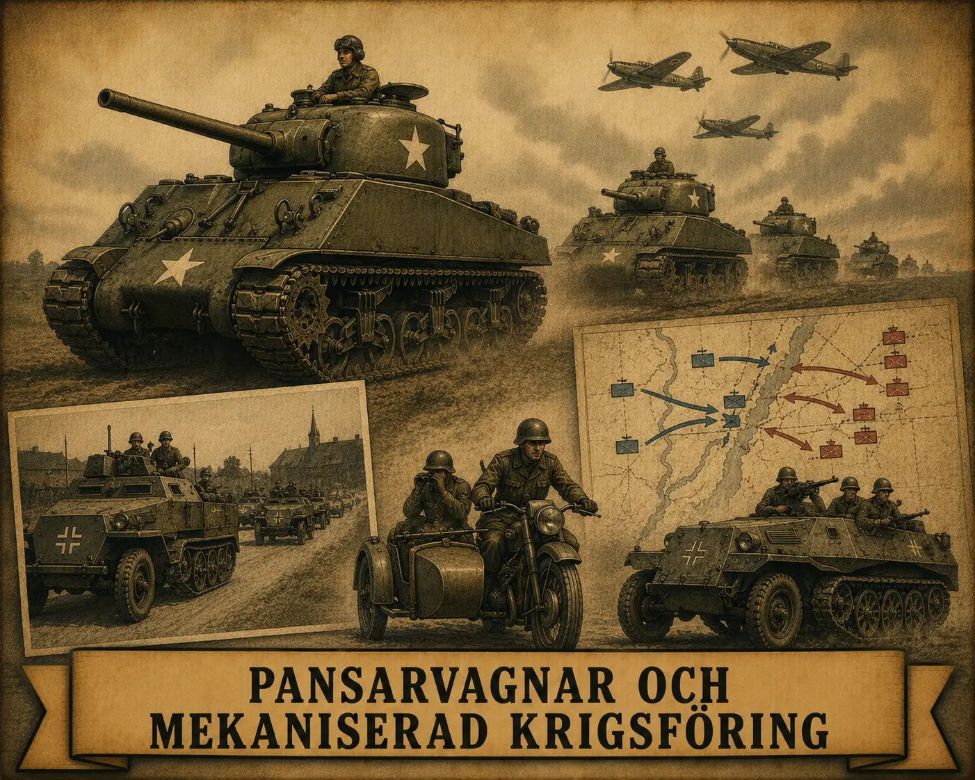 Pansarvagnar och mekaniserad krigsföring