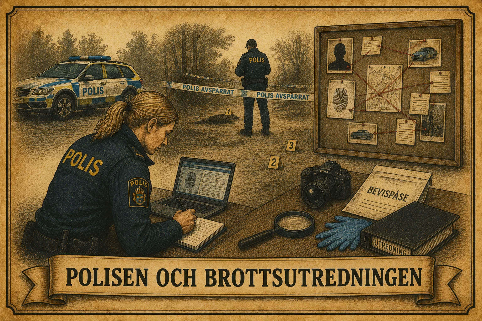 Polisen och brottsutredningen