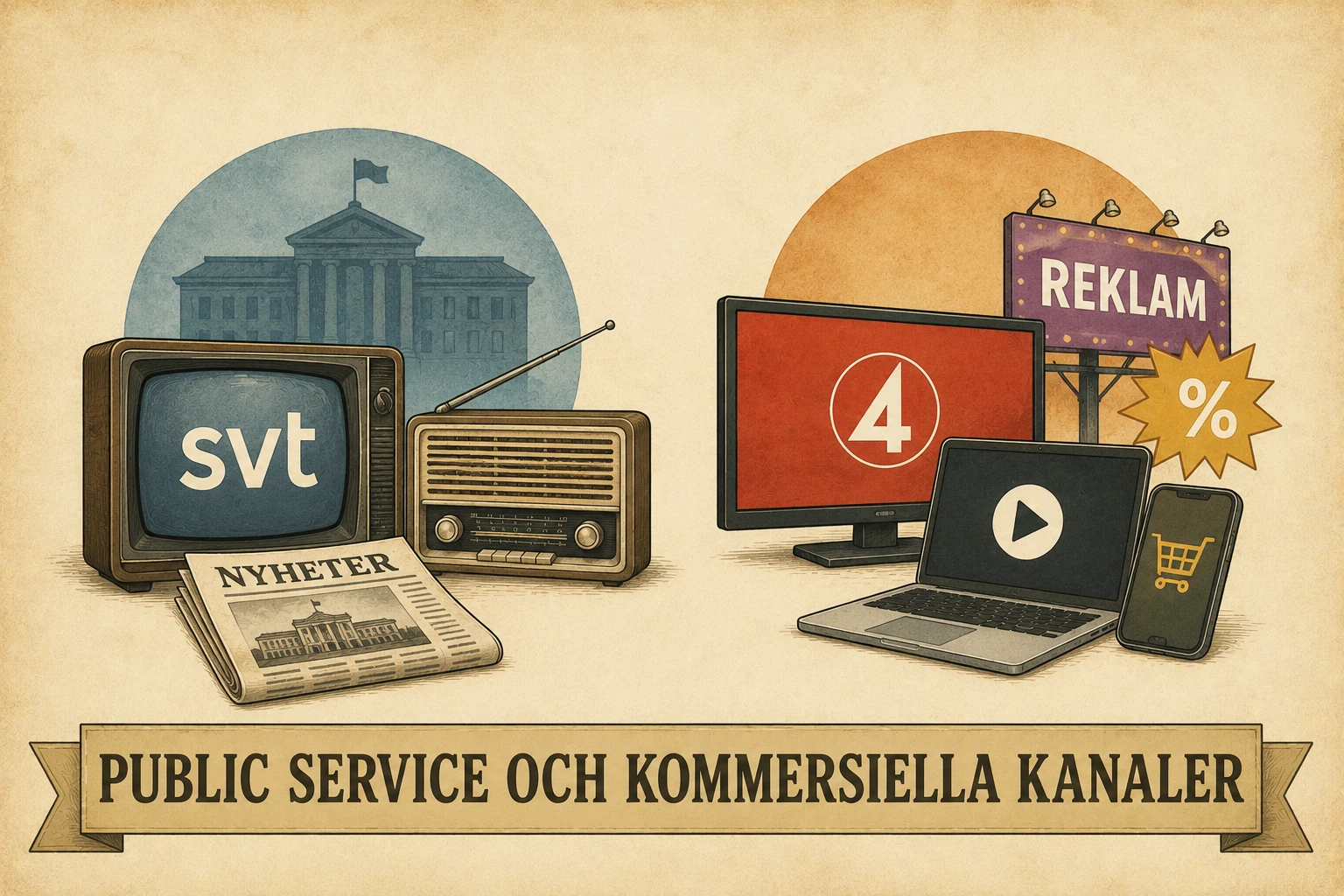 Public service och kommersiella medier