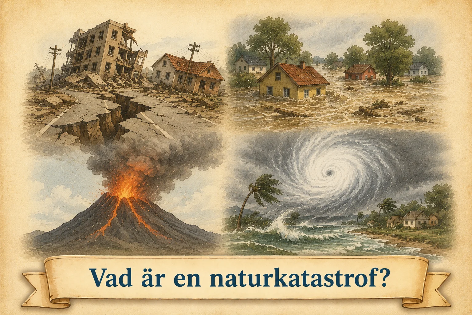 Vad är en naturkatastrof?