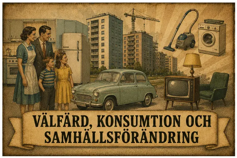 Välfärd, konsumtion och samhällsförändring