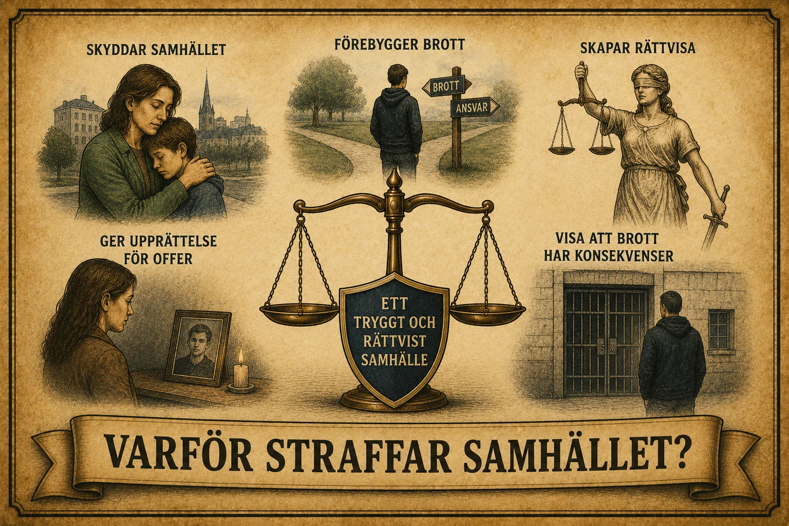 Varför straffar samhället?
