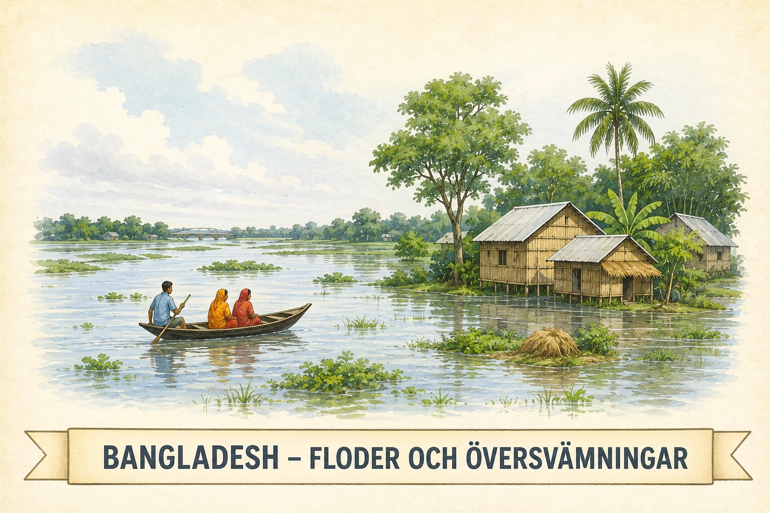 Bangladesh – Floder och översvämningar