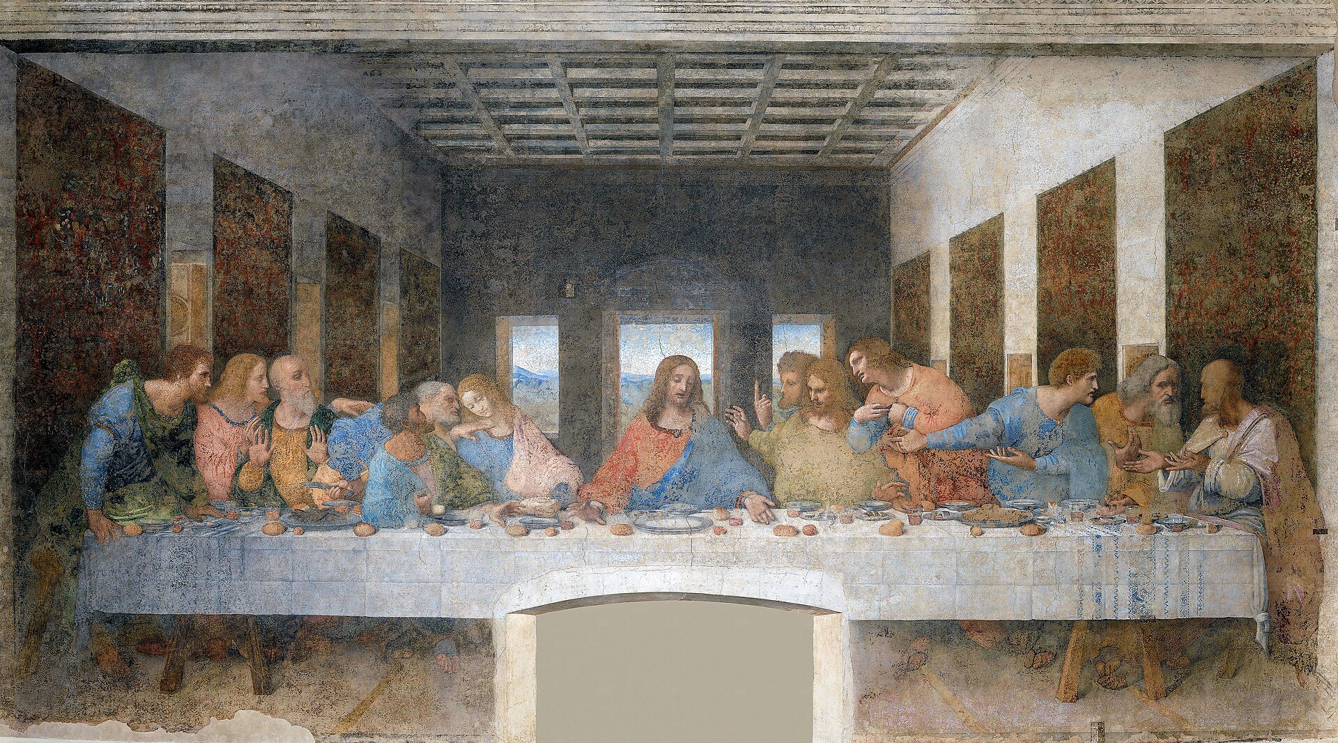 Leonardo da Vincis målning Den sista måltiden.