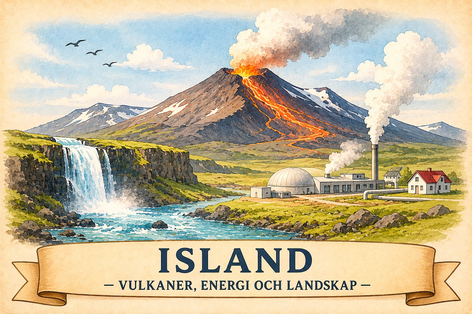 Island – vulkaner, energi och landskap
